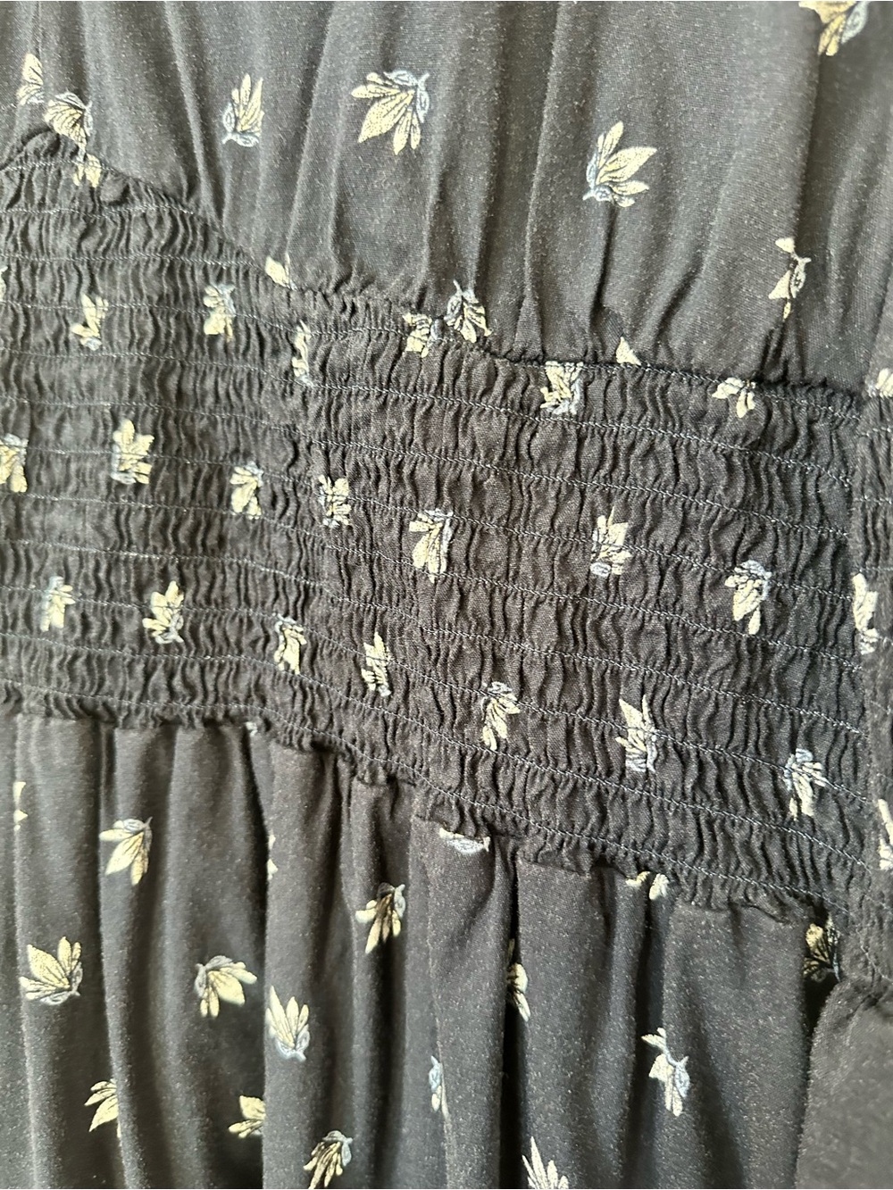 Old Navy navy floral dress, size 3X - Picture 3 of 5
